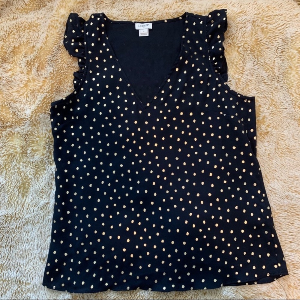 J crew tank blouse